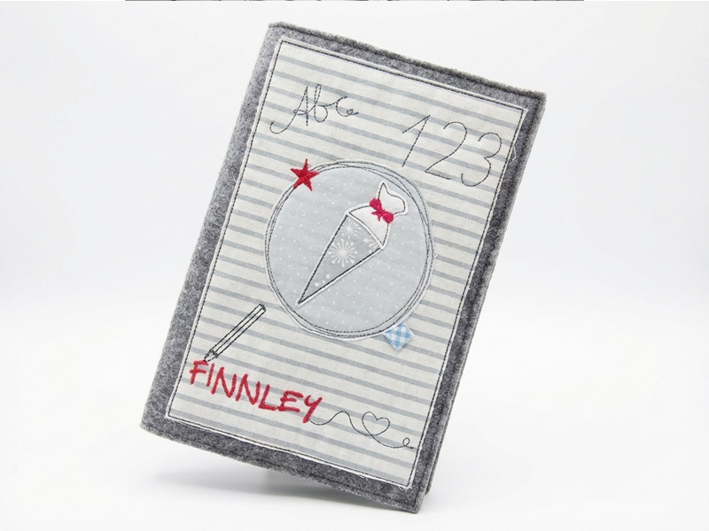 Preview: Einschulungs Set - doodle Stickdatei